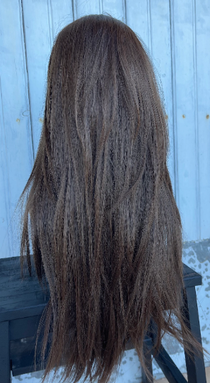 Half wig dark brown - natural looking hair extensions add volume straight  hair - The Diamond Mansion - Luxury Wigs Mallorca (Majorca), Worldwide Free  Shipping